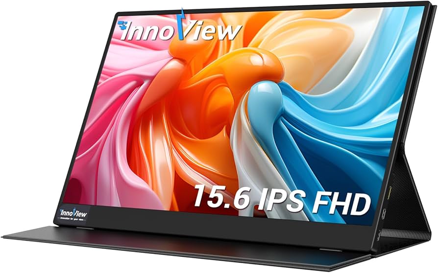 innoviw 15.8" draagbare monitor fhd 1080p zwart