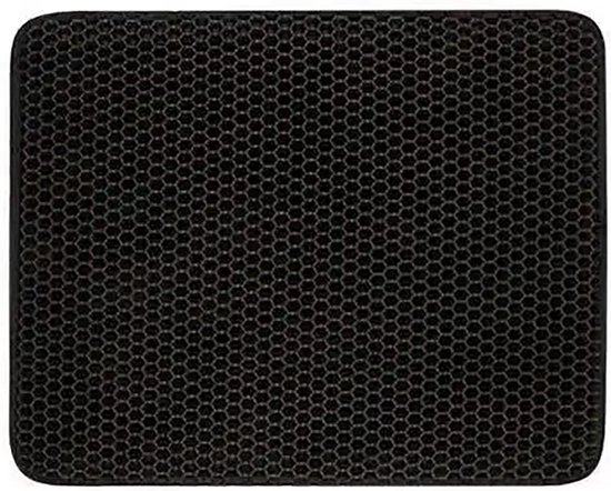 kattenbakmat gritopvanger 40 x 50 cm waterdicht honinggraatstructuur dubbele laag anti slip geurvrij duurzaam foam katten mat schoonloopmat kattenbak uitloopmat