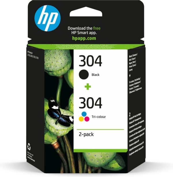 hp 304 – inktcartridge / zwart / kleur / 2 pack