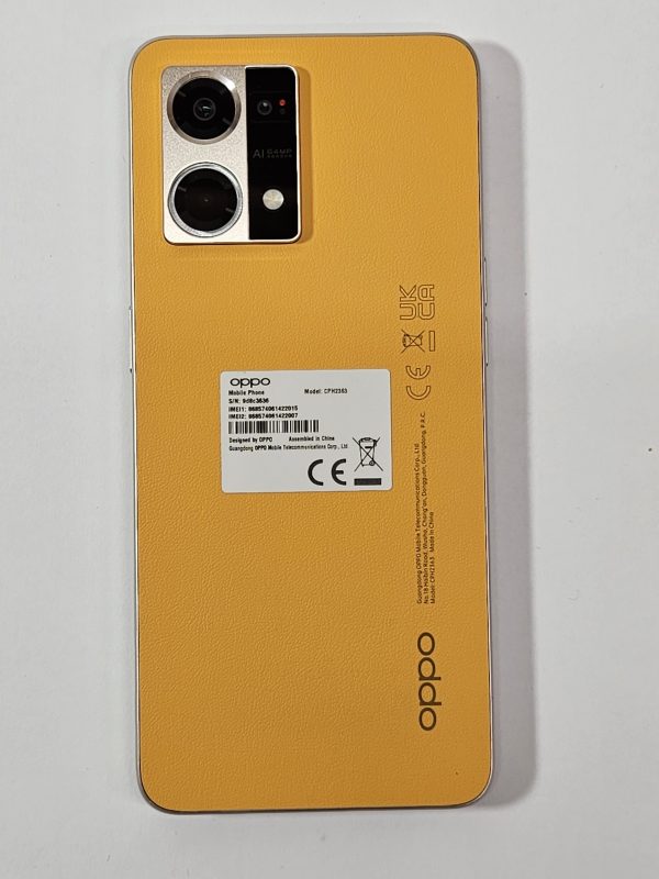 oppo reno7 128 gb sunset orange