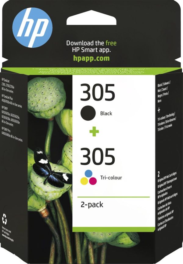 hp 305 inkcartridge kleur en zwart