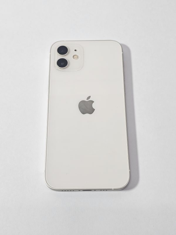 apple iphone 12 64gb wit 85% batterij percentage bovenaanzicht