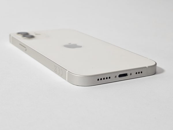 apple iphone 12 64gb wit 85% batterij percentage zijaanzicht