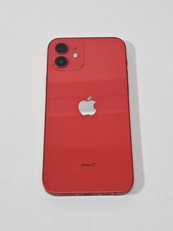 apple iphone 12 128gb rood 88% batterijcapaciteit bovenaanzicht