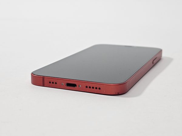 apple iphone 12 128gb rood 88% batterijcapaciteit zijaanzicht