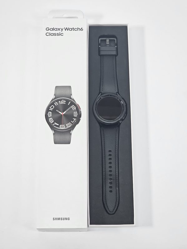 samsung galaxy watch6 classic smartwatch 43mm black bovenaanzicht