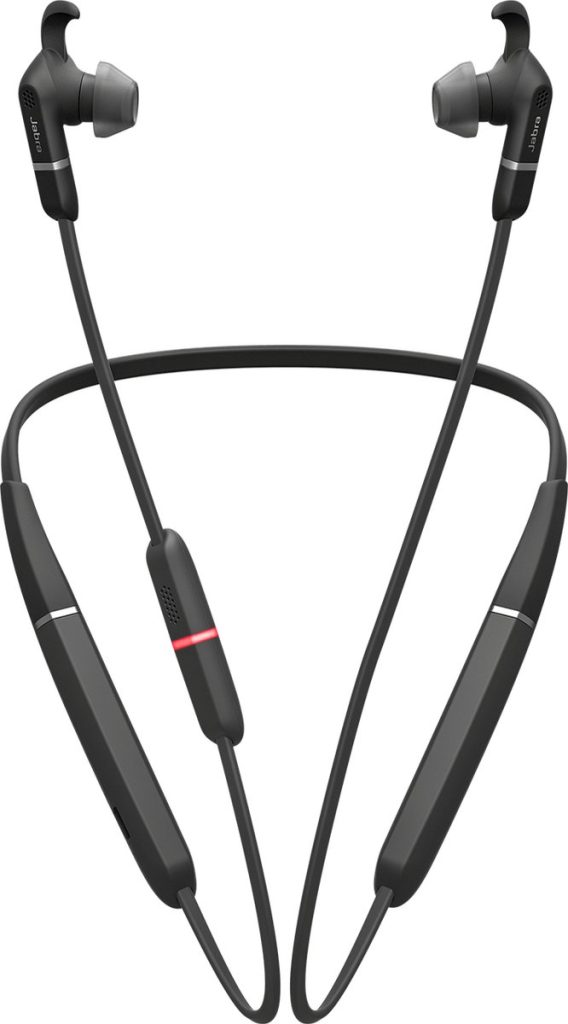 jabra evolve2 75 stereo uc link 370 anc voorkant