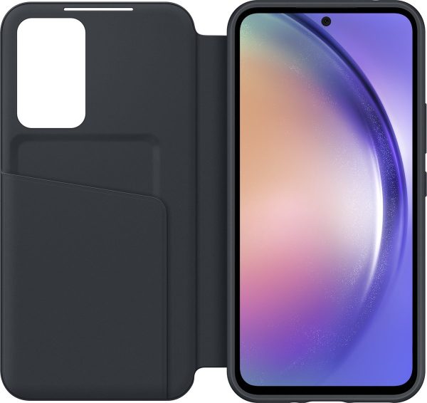 samsung galaxy a54 5g smart view wallet cover zwart detail