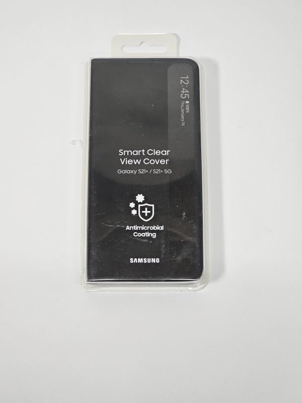 samsung galaxy s21 plus clear view cover zwart doos