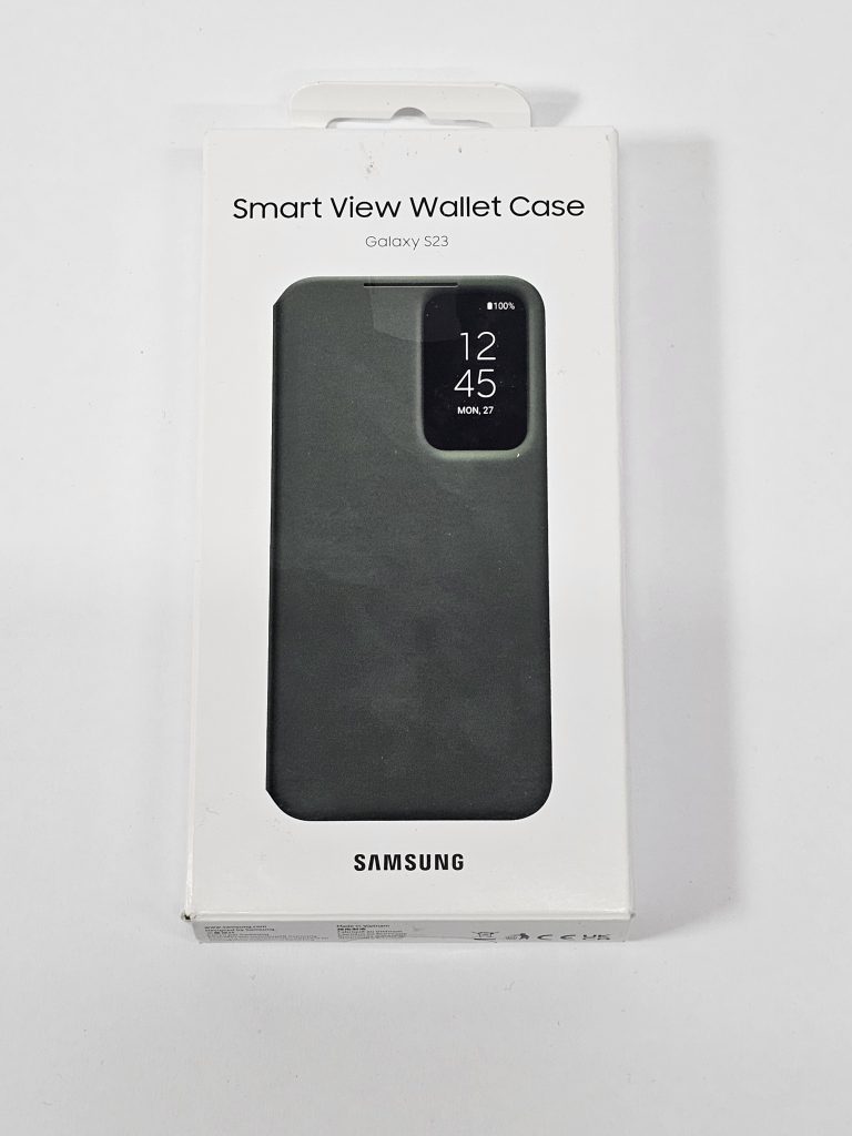 samsung galaxy s23 smart view wallet cover khaki