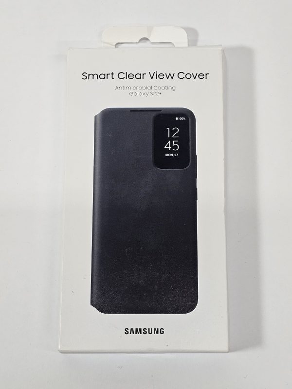 samsung galaxy s22 plus clear view cover zwart