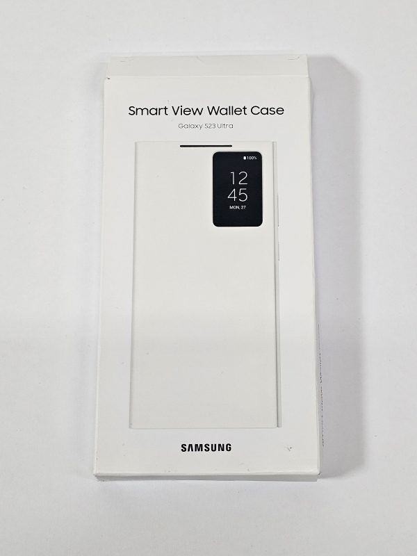 samsung galaxy s23 ultra smart view wallet cover cream