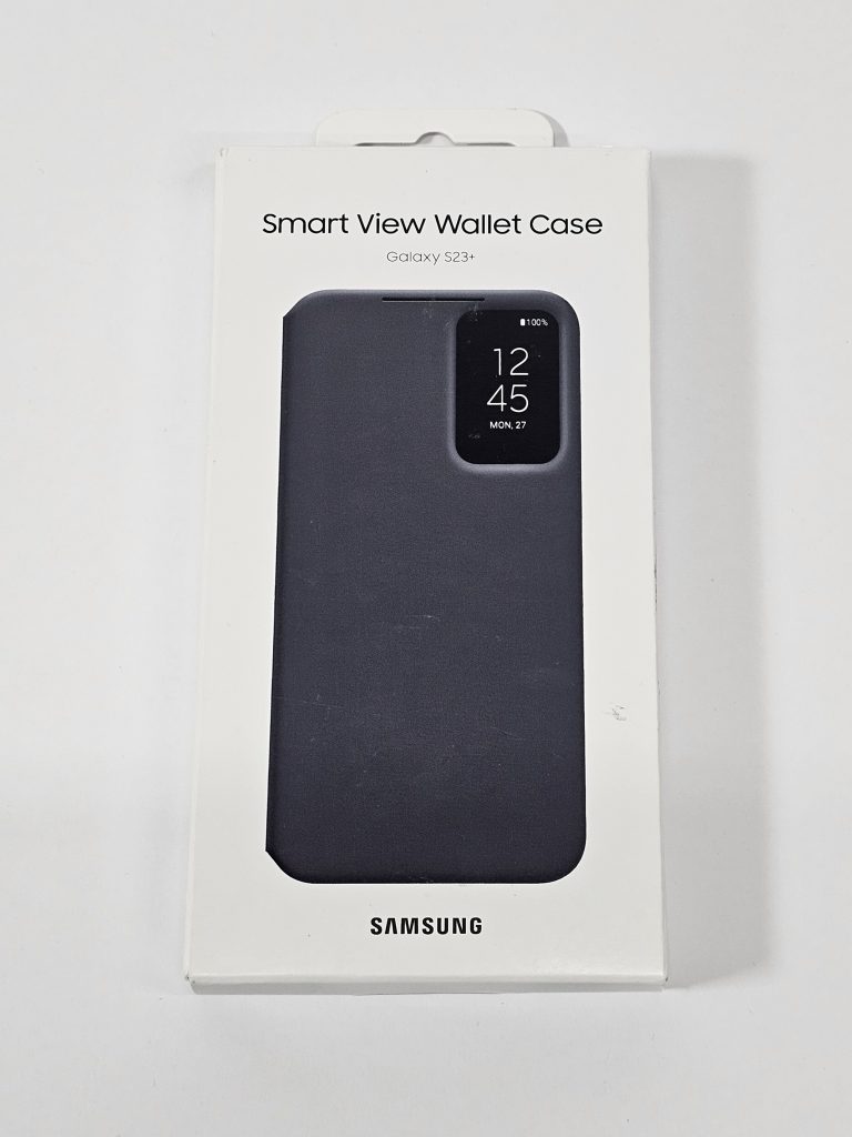 samsung galaxy s23 plus smart view wallet cover zwart