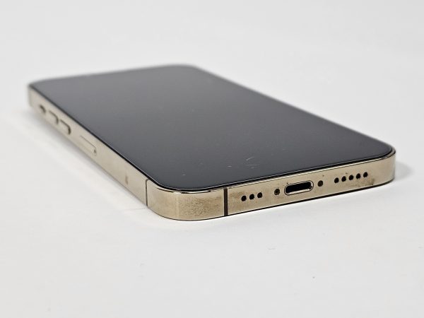 apple iphone 13 pro max 256gb goud 86% batterij zijaanzicht