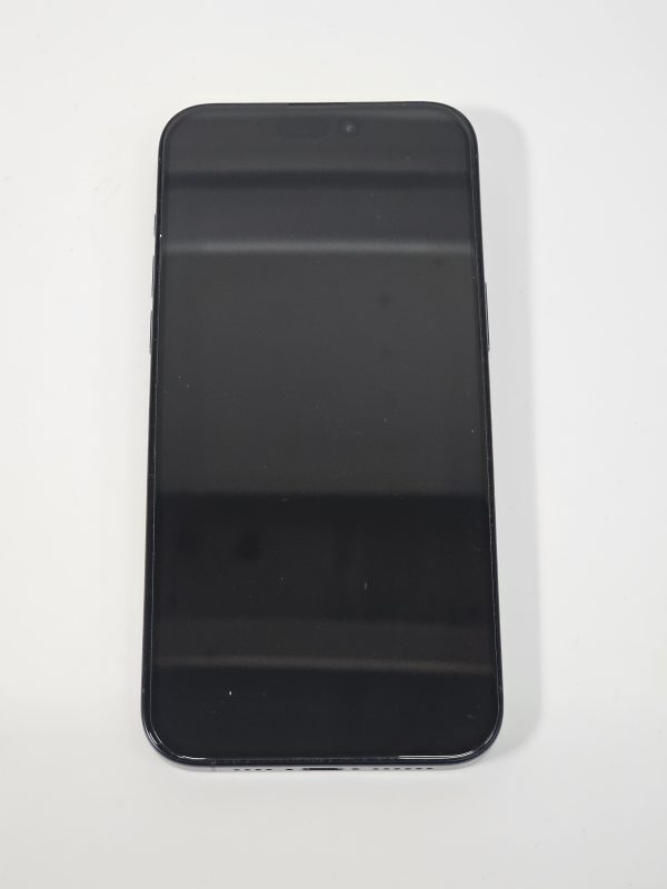 apple iphone 15 pro max 256gb titanium blue 93% accu bovenaanzicht