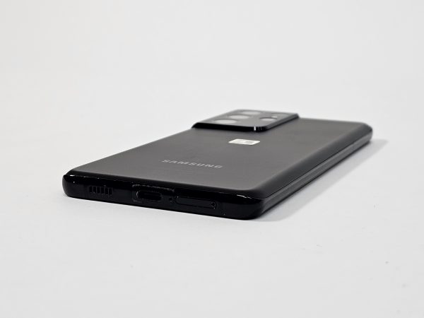 samsung galaxy s21 ultra 5g 256gb phantom black zijaanzicht