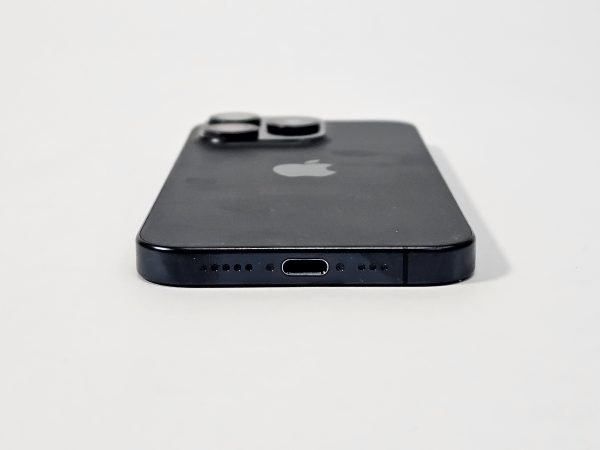 apple iphone 15 pro 128gb blauw titanium 89% accu voorkant