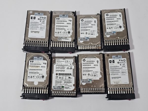 restpartij: hp serverschijven 8x hdd totaal 1.4tb opslag