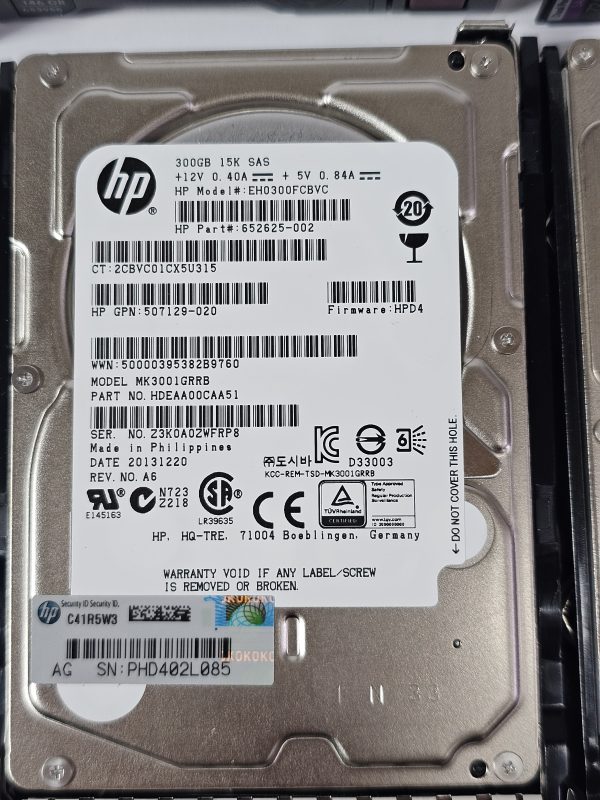 restpartij: hp serverschijven 8x hdd totaal 1.4tb opslag