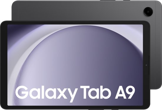 samsung galaxy tab a9 64gb + 4gb ram graphite vooraanzicht