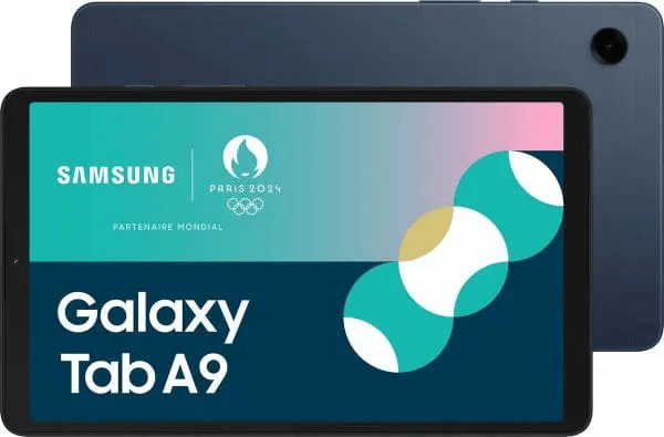 samsung galaxy tab a9 64gb + 4gb ram navy vooraanzicht