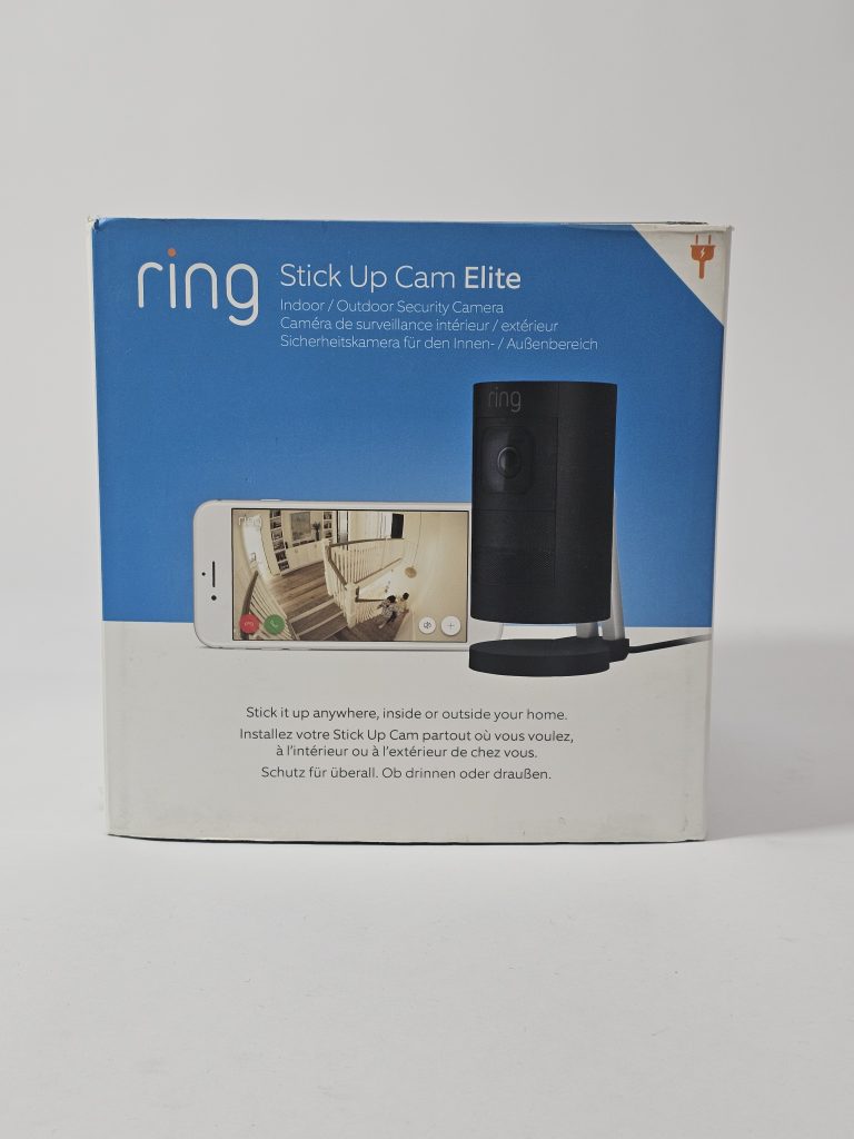 ring stick up cam elite wired zwart doos