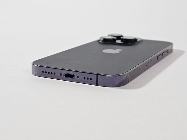 apple iphone 14 pro 512gb paars 89% accu zijkant