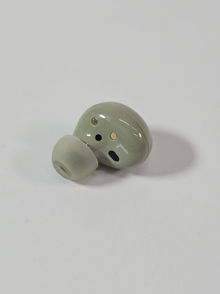 samsung galaxy buds 2 oortje links wit/groen