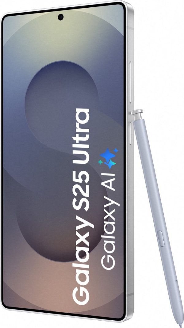 samsung galaxy s25 ultra 5g 512gb titanium silver blue voor zijaanzicht