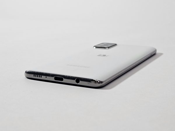 samsung galaxy a71 5g 128 gb haze crush zilver zijaanzicht