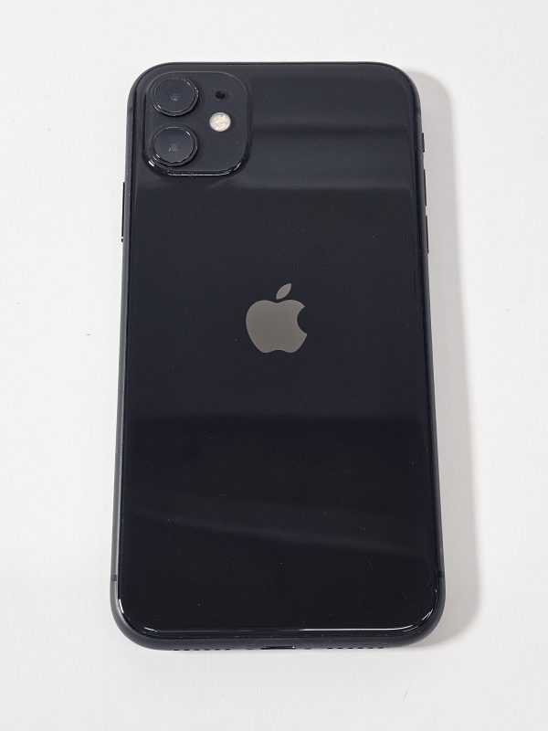 apple iphone 11 256gb zwart 92% batterij bovenaanzicht achterkant