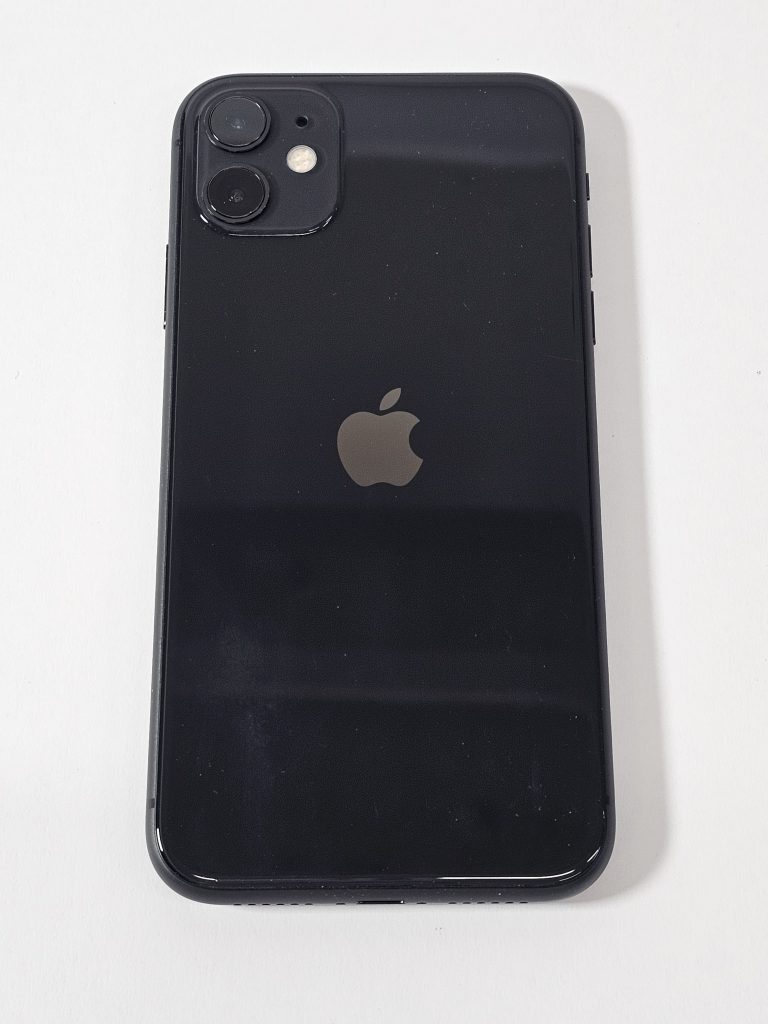 apple iphone 11 64gb zwart 86% batterij bovenaanzicht