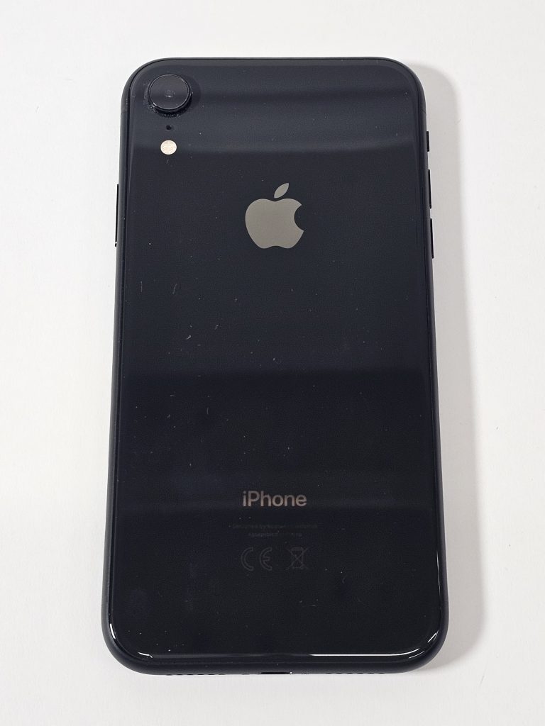 apple iphone xr 128gb zwart 88% accu bovenaanzicht