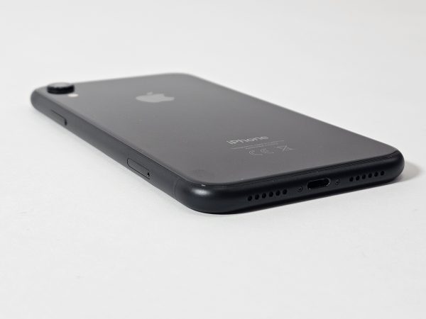 apple iphone xr 128gb zwart 88% accu zijaanzicht