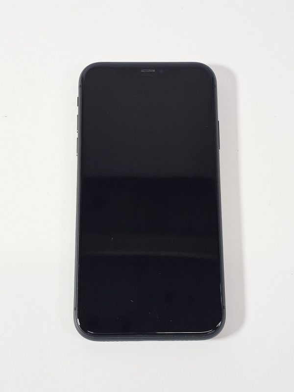 apple iphone 11 256gb zwart 79% batterij bovenaanzicht