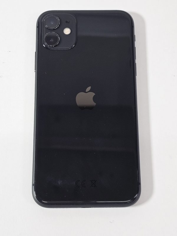 apple iphone 11 256gb zwart 79% batterij bovenaanzicht