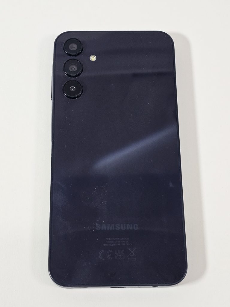 samsung galaxy a15 4g 128gb donkerblauw bovenkant