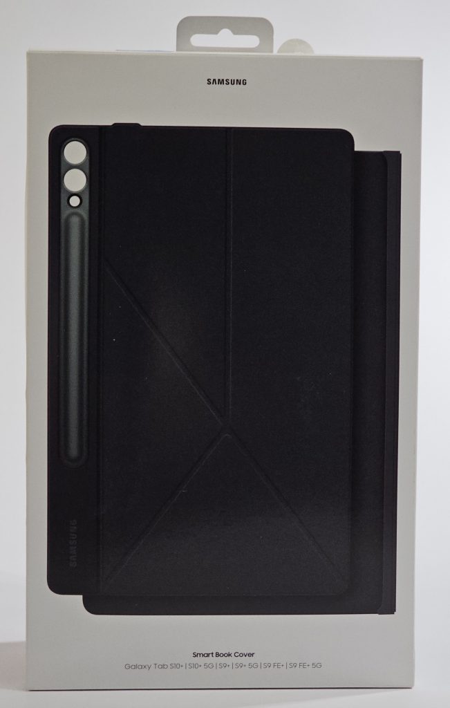 samsung tab s10+, s9+ en s9 fe+ smart book cover zwart