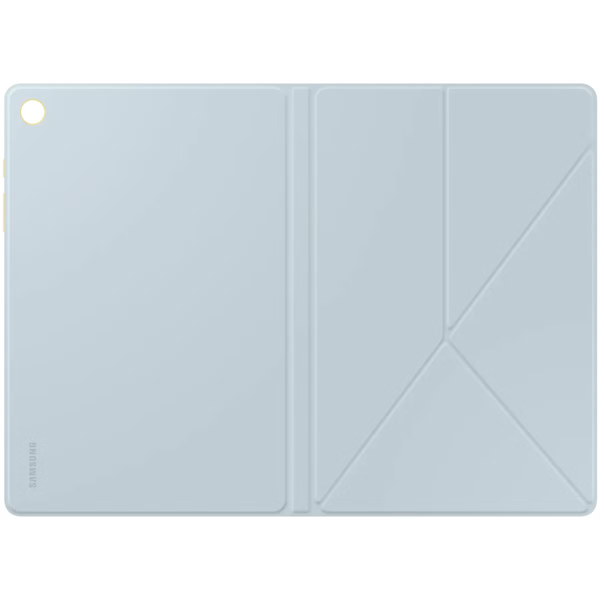 samsung galaxy tab a9 plus book cover blauw achteraanzicht
