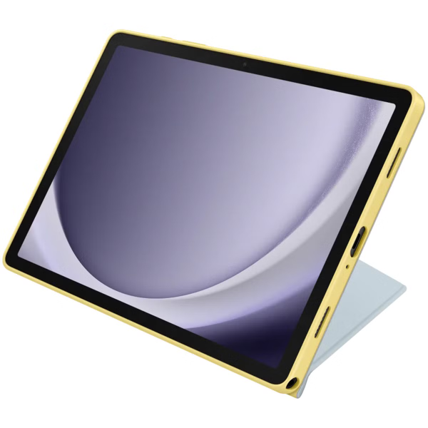 samsung galaxy tab a9 plus book cover blauw vooraanzicht