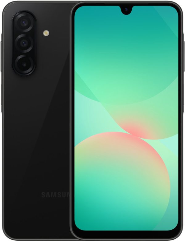 samsung galaxy a26 5g 128gb zwart voor en achter aanzicht