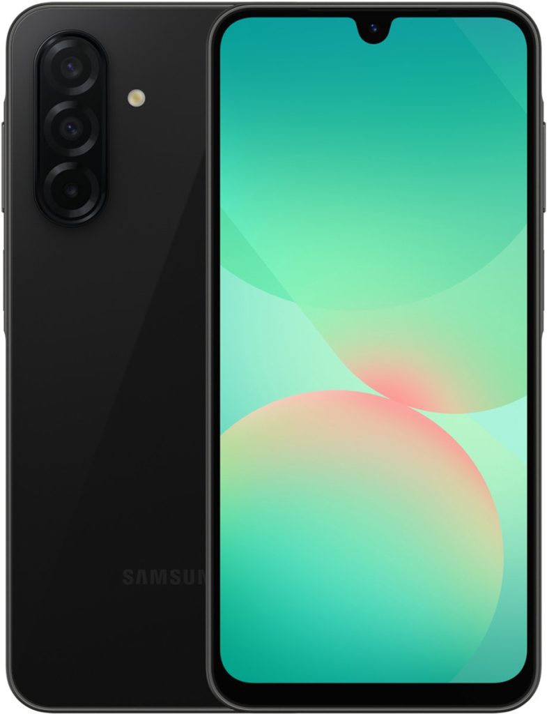 samsung galaxy a26 5g 128gb zwart voor en achter aanzicht