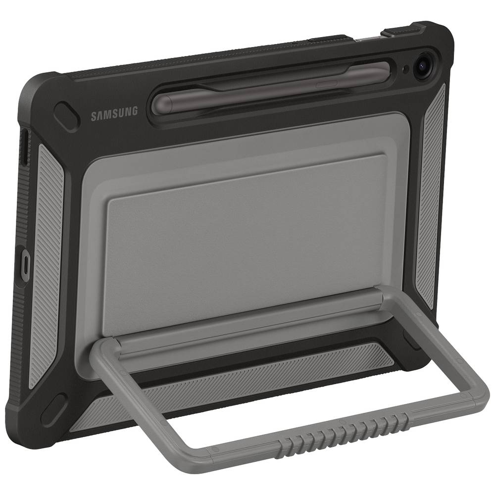 samsung tab s9/s10 fe/s9fe outdoor cover ef rx510 zwart stand