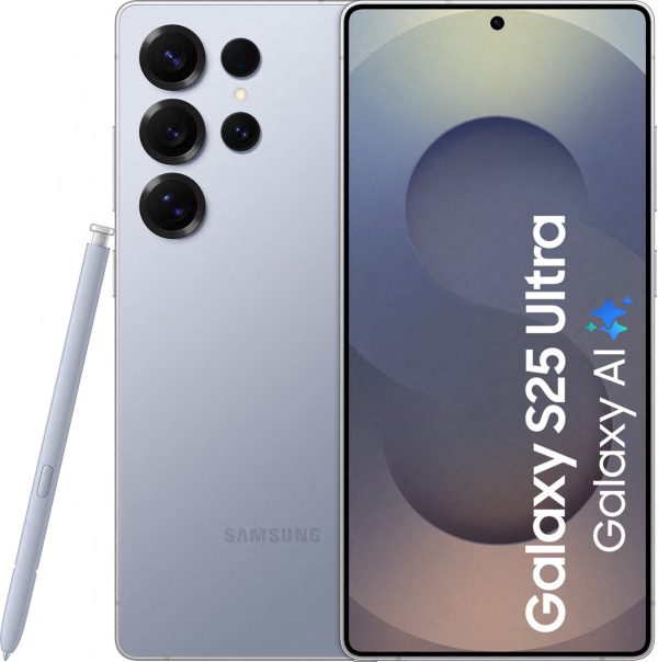 samsung galaxy s25 ultra 5g 1tb titanium silverblue vooraanzicht