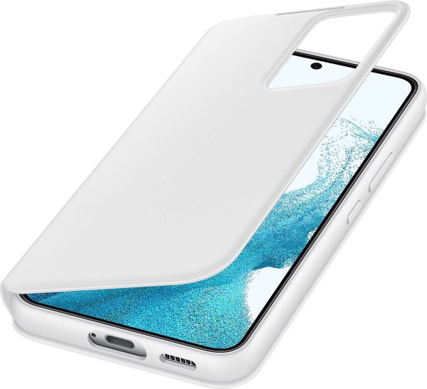 samsung galaxy s22+ smart clear view wallet cover wit