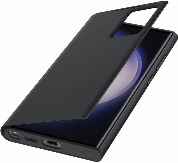 samsung galaxy s23 hoesje smart view wallet cover zwart sluiten