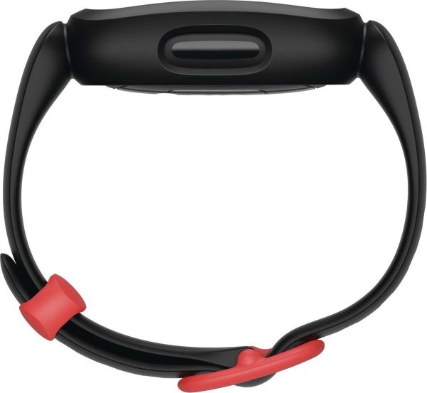 fitbit ace 3 kids activity tracker kinderen zwart/rood