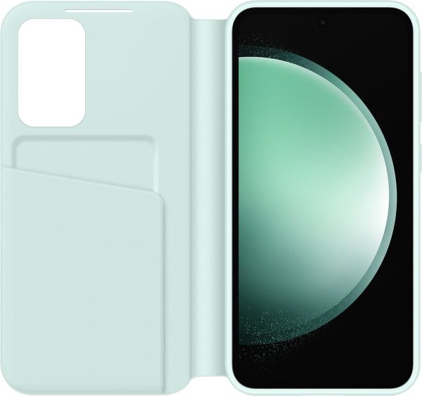 samsung galaxy s23 fe hoesje smart view wallet cover mint open