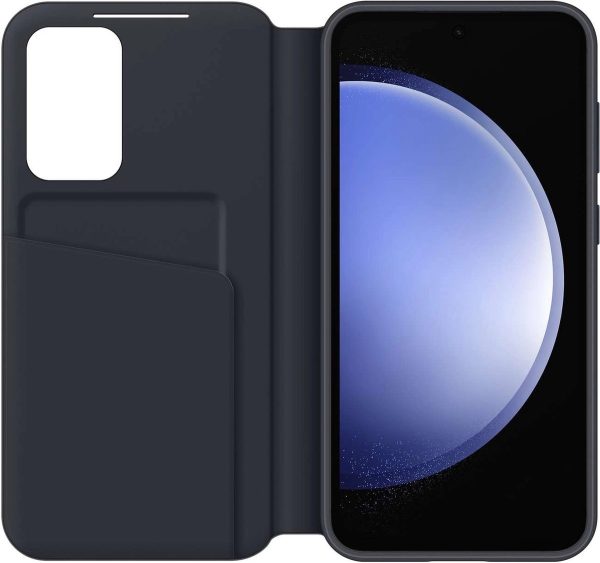 samsung galaxy s23 fe hoesje smart view wallet case zwart