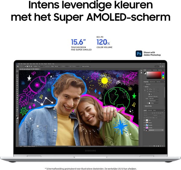 samsung galaxy book4 360 intel i7 16gb ram 15.6 inch amoled detail